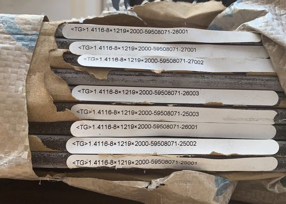 DIN X50CrMoV15 Stainless Steel Flat Rolled Sheet EN 1.4116 Plate