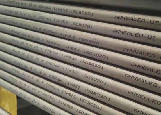 Seamless Stainless Steel Tubes 1.4512 1.4002 1.4016 1.4510 1.4006 1.4749 Pipes